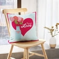 thumbnail image 5 of LALILO Throw Pillow Covers Love Card Art Beautiful Beauty Card Cushion Cover 18" x 18", 3000 Pack, 5 of 6