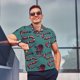 thumbnail image 4 of Fotbe Snake And Rose Camiseta Polo de Golf para Hombre con Estampado – Camisa Deportiva Transpirable con Cuello Abotonado-X-Large, 4 of 6
