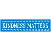 Kindness Matters Small Positive Reminder Bumper Magnet for Vehicles, Cars, Autos, Refrigerators, Magnetic Surfaces
