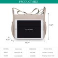 thumbnail image 4 of Sunyuer Waterproof Oxford Crossbody Bag for Women, Multi-Pocket Lightweight Adjustable Wide Strap Shoulder Messenger Bag Large Capacity Casual Handbag for Travel Shopping Daily Work, 4 of 8