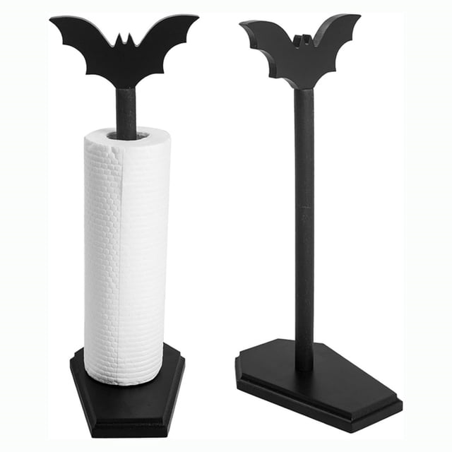 Birdeem Hallowen Countertop No Punching Kitchen Vertical Tissue Storage Rack Bathroom Tissue Roll Rack