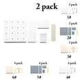 thumbnail image 2 of Coofit Wall Pegboard Creative Practical Storage Plastic Pegboard Wall Organizer, 2 of 8