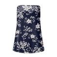 thumbnail image 4 of RMGVDSD Women's Floral Tube Tops Women Print Strapless Bandeau Tank Summer Backless Tube Top Sleeveless Loose Holiday Shirts Blouses Shirts, 4 of 5