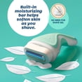 thumbnail image 3 of Maquinillas de afeitar Schick Intuition para mujeres con piel sensible, 1 navaja y 4 cuchillas, 3 of 7