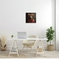 thumbnail image 3 of Stupell Industries Snazzy Wildlife Animal Fashion Animals & Insects Painting Gallery Wrapped Canvas Art Print Wall Art, 17 x 17, 3 of 8