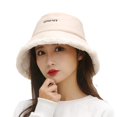 thumbnail image 2 of Super Women Warm Thick Bucket Hats Lady Autumn Winter Outdoor Panama Fisherman Cap Hat For Women55-58cm He Qiyong unisex, 2 of 2