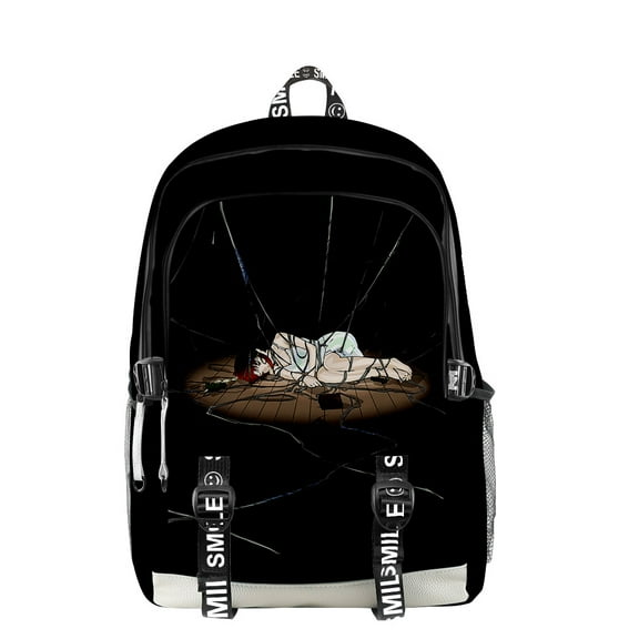MNHFKGP Anime Serial Experiments Lain 3D Print Fashion Casual School Bags Cosplay Backpack Kawaii Teenagers Bookbag