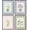 02-Cottagecore Flower(white), variant on Reading Nook Decor, Pink Floral Book Wall Art Posters Set of 4, Pastel Book Stack Prints, Cute Library Wall Decor for Girls Room Bedroom Classroom Playroom, 8x10 Unframed