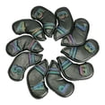 thumbnail image 1 of 10 palos Golf Iron Headcover Zulema para Golf Club Head Protection 4-9 A P Negro Cubierta de cabeza de hierro de golf, 1 of 8