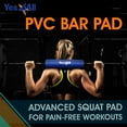 thumbnail image 6 of Yes4All PVC Bar Pad, Ideal for Squats, Hip Thrusts, Blue, Single, 6 of 7