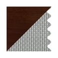 thumbnail image 2 of Wooden Mallet Deluxe Straight Leg Luggage Rack, Silver Straps, Mahogany, 2 of 2