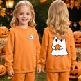 thumbnail image 2 of Child Girls Halloween Shirt for 7t 8t Long Sleeve Tops for Girls Funny Print Shirts Casual Cute Crewneck Tops Toddler Youth Girls Fall Winter Clothes Size 7-8 Years, 2 of 9
