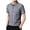Black, variant on IWRICH Men's Striped Short Sleeve Dress Shirts Button down Classic Shirt Regular Fit Business Shirt for Summer Red XL