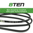 thumbnail image 6 of 8TEN Belt PTO Clutch Kit for AYP Poulan WP12542A YE1442A Y1642B PP1442 MK1006323, 6 of 8