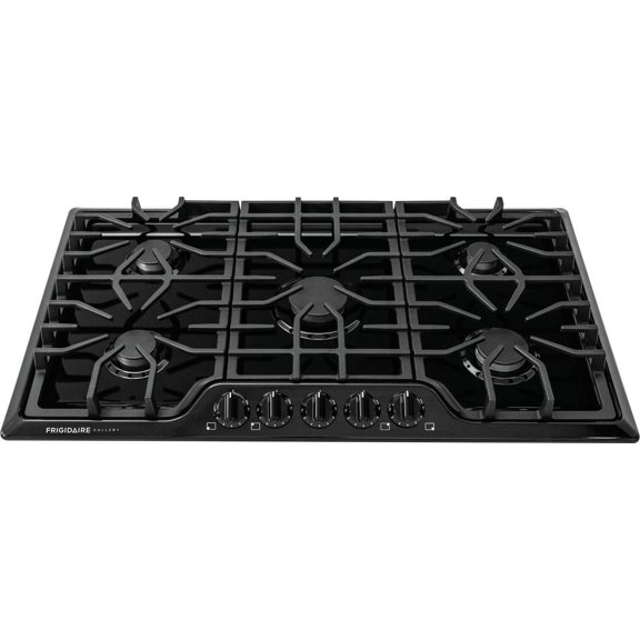 Frigidaire Gallery 36" Gas Cooktop in Black with 5 Burners