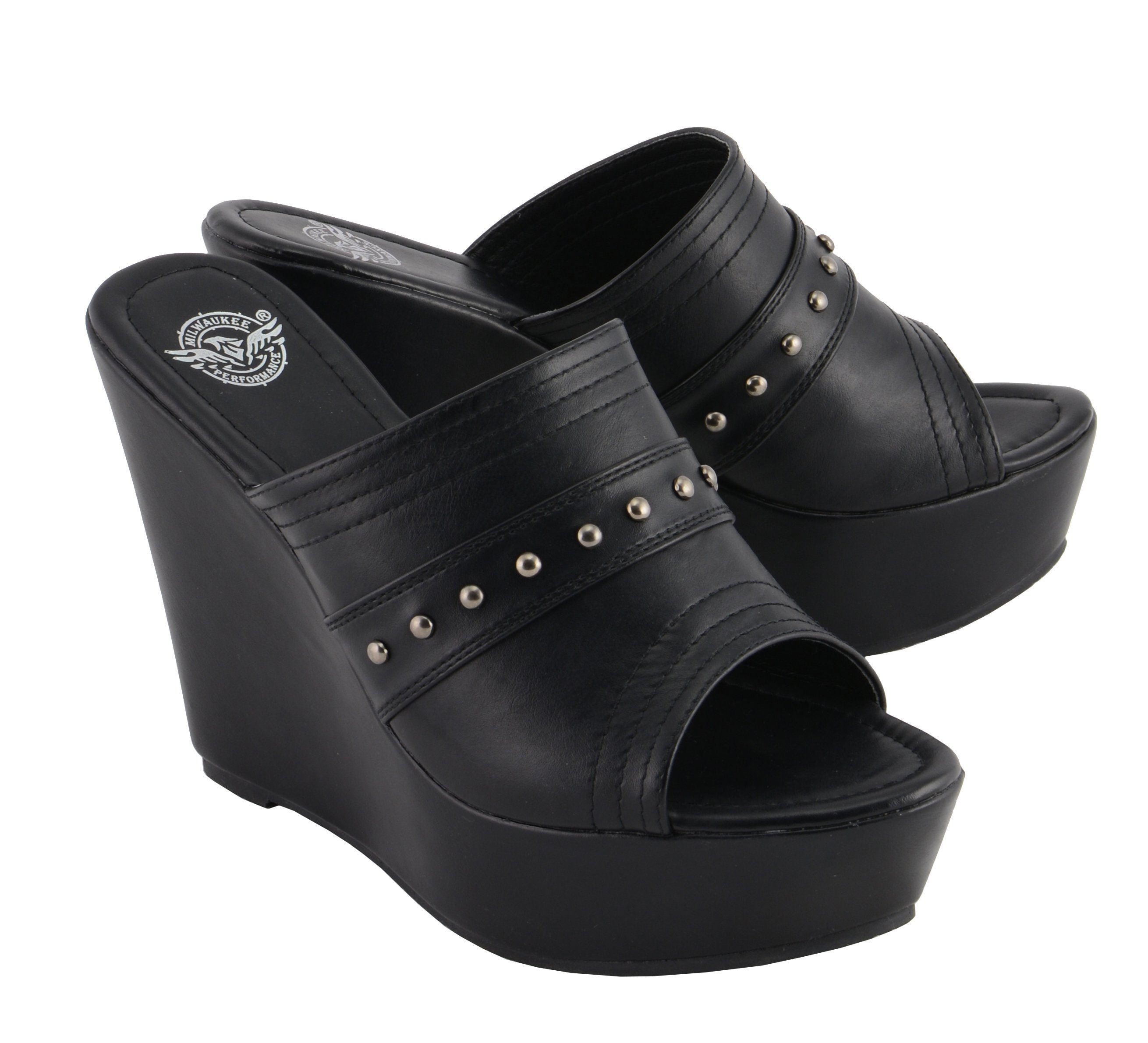 black wedges walmart