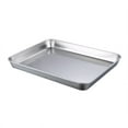 thumbnail image 2 of Baking Pan Stainless Steel Tray Cake Oven Tray Toaster Metal Tray, 2 of 4