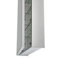 thumbnail image 5 of Fine Fixtures Frameless Mirrored Medicine Cabinet with LED Lighting – Modern Wall-Mounted Storage for Bathroom, Sleek and Stylish Design - 24" x 36" - Left Hand, 5 of 7