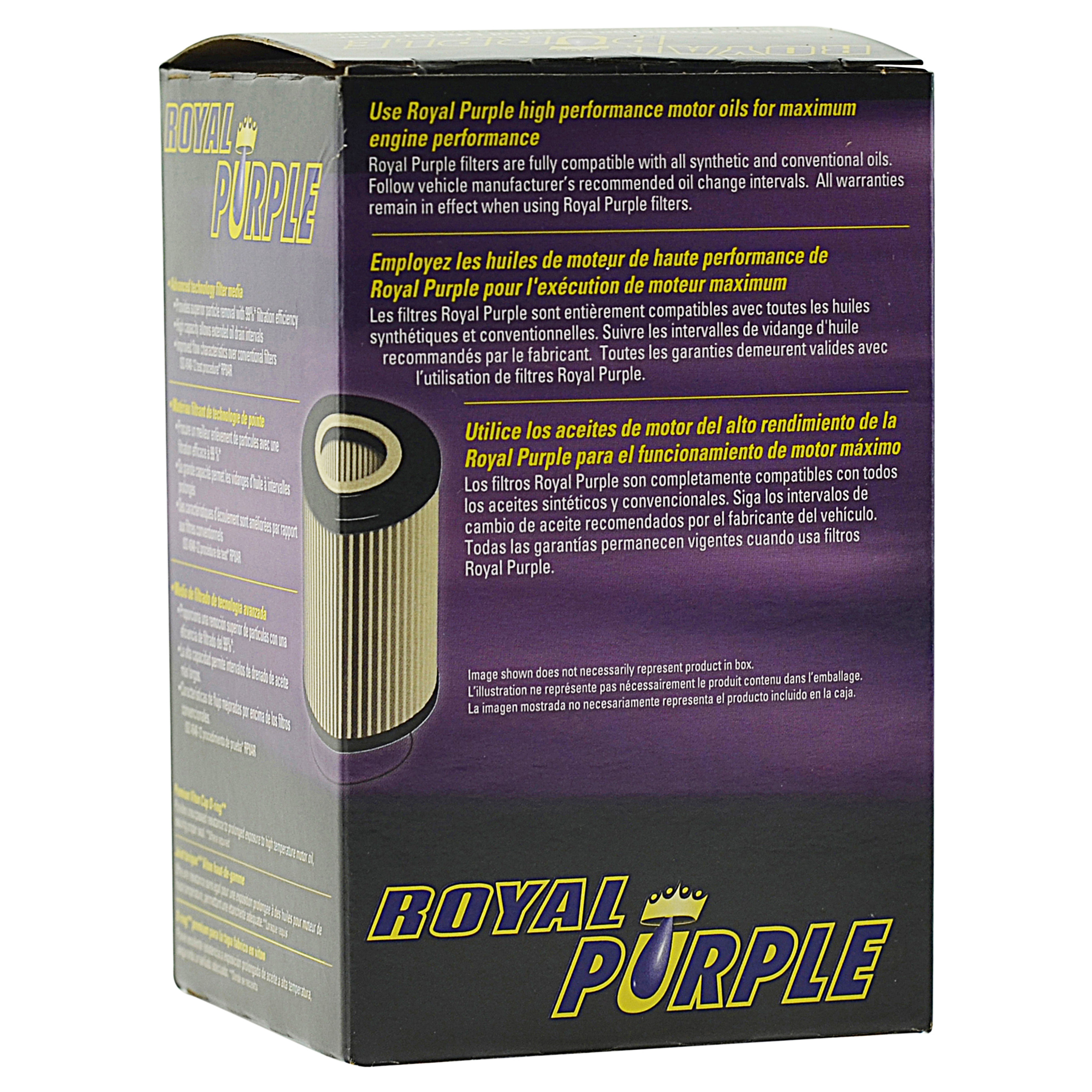 Royal Purple Extended Life Engine Oil Filter 20-968, for Lexus and Toyota Fits select: 2010-2023 TOYOTA 4RUNNER, 2006-2023 LEXUS IS