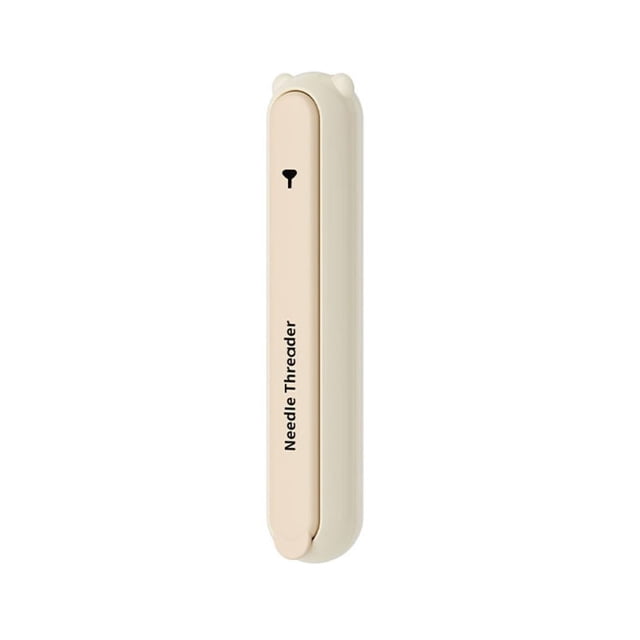 2-in-1 Needle Threader and Thread Remover Sewing Tool, Automatic Threading Aid with Concealed Blade for Safe Fabric Removal, Ergonomic Portable Design for Elderly and Visually Impaired