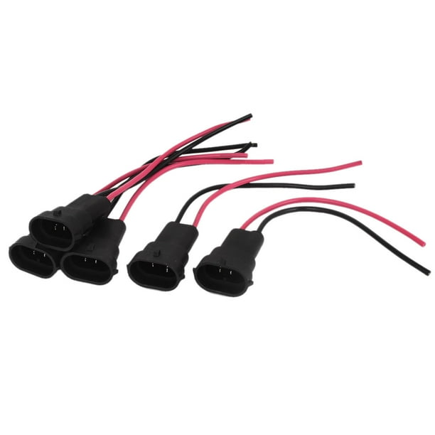 H11 Socket Bulbo Faro Frontal Luz Macho Conector Cableado Adaptador