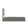 thumbnail image 5 of Twin XL Bed with Drawers - Grey Storage Platform Bed Frame - Modern Coastal Style, 5 of 6