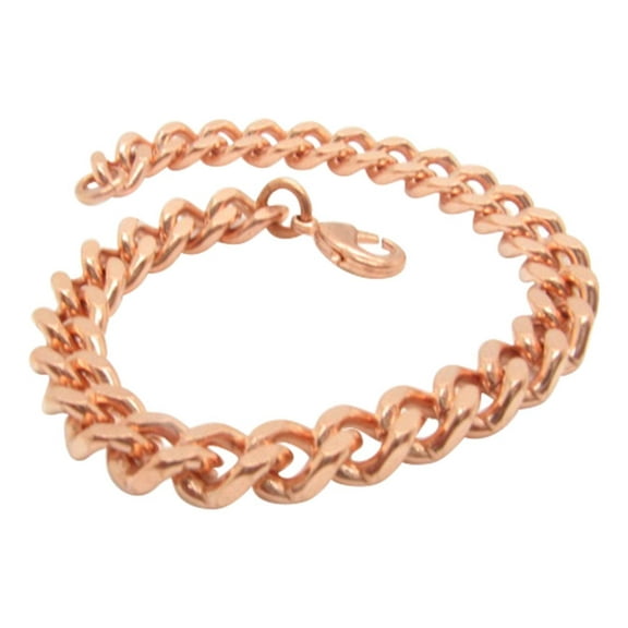 8 1/2 Inch Copper Bracelet, 3/8 of an inch wide, CB646G - Made in the USA. Thick Design.