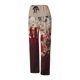 thumbnail image 5 of Puntoco Pantalones Rectos Con Tiras Y Estampado Informal De Halloween Para Mujer Caqui Xxl, 5 of 6