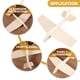 thumbnail image 3 of Aviones de madera en blanco para niños, juguetes de modelos de aviones, kits de aviones de balsa, manual de ensamblaje para niños, 6 piezas, 3 of 6