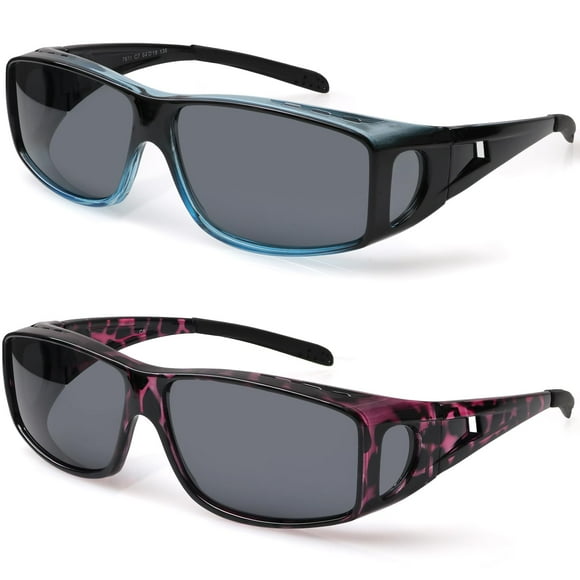 Gafas de sol envolventes Fit Over Yogo Vision polarizadas 100% UV para hombres y mujeres
