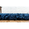 thumbnail image 3 of Marilyn Monroe Opulence Shag Collection Area Rug - Silver Screen (2' x 6' 1" Runner Aegean Blue), 3 of 8
