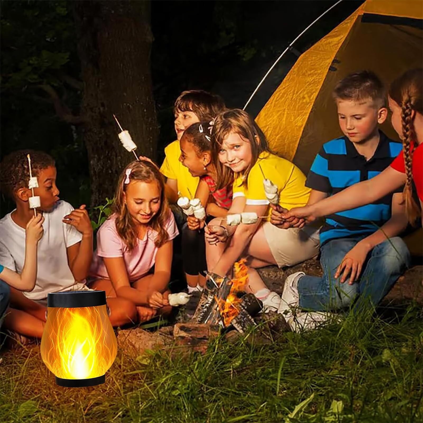 Solar Lantern Outdoor Lights, Dancing Flame Solar Lantern Outdoor Lights, Waterproof Hanging Solars Lanterns, Dual Charging Modes for Garden Yard Decoration (2pcs)