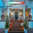 thumbnail image 2 of 2 Pack 100 LED Red White and Green Christmas Lights, 8 Modes Christmas String Lights Plug in Indoor, Clear Wire LED String Light Outdoor Waterproof for Xmas Tree Decorations, 2 of 6