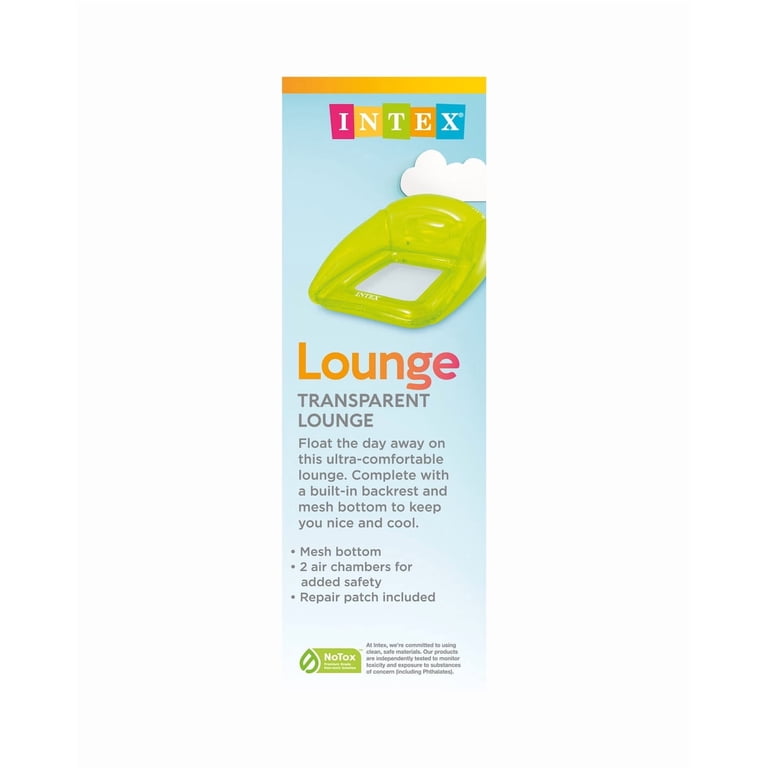 INTEX Wet Set Collection メッシュラウンジ　青＆黄2個 Intex 26175EH 18' x 48