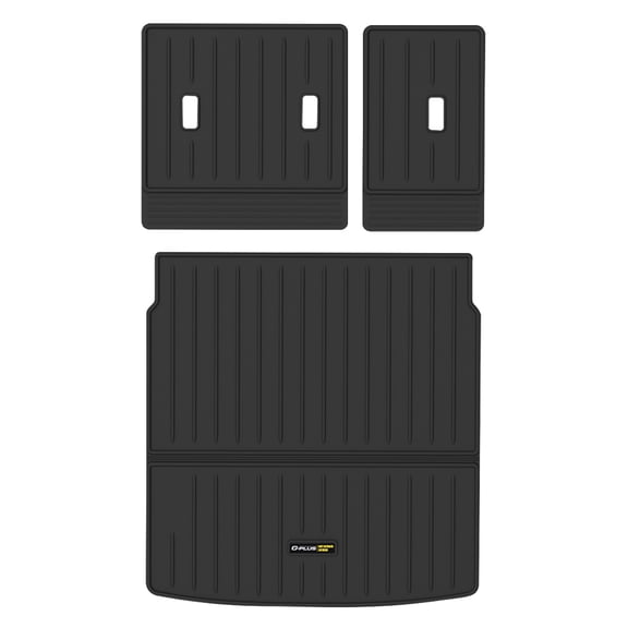 Trunk Mat Cargo Liner w/Seat Back Protection Fit for Mazda CX-50 2023-2024 TPE All Weather Full Cover Protection 3 Piece,Black