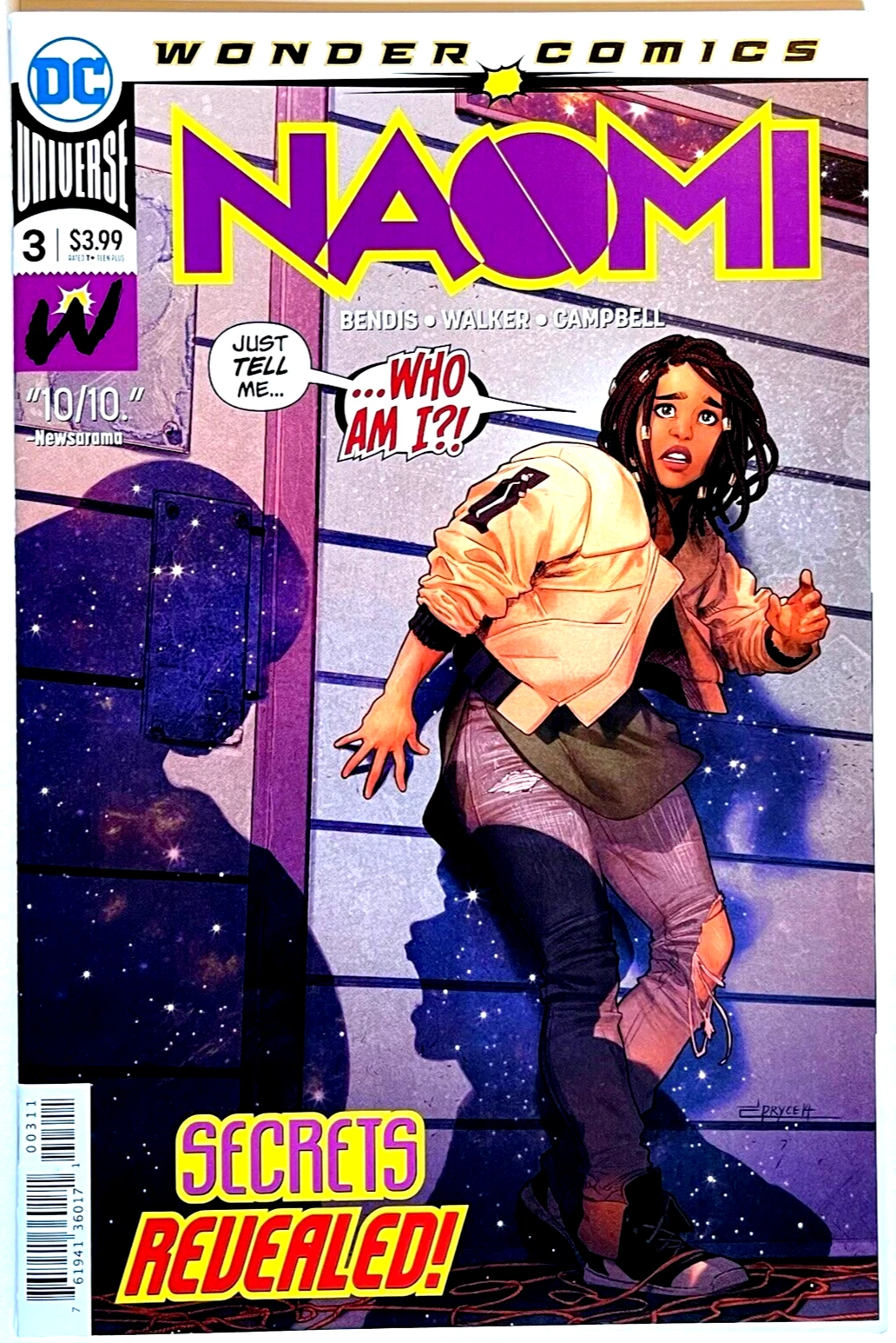 NAOMI #3 CVR A JAMAL CAMPBELL 1ST PRINT 2019 DC COMICS NM