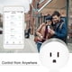 thumbnail image 4 of Enchufe WiFi con control remoto y temporizador para usar con toma auxiliar de 10 A para enchufe inteligente WiFi 4G., 4 of 9