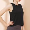 thumbnail image 5 of Wlynlyn Womens Workout Tops Sleeveless Athletic Yoga Tops Round Neck Quick Dry Exercise Running Shirts, 5 of 6