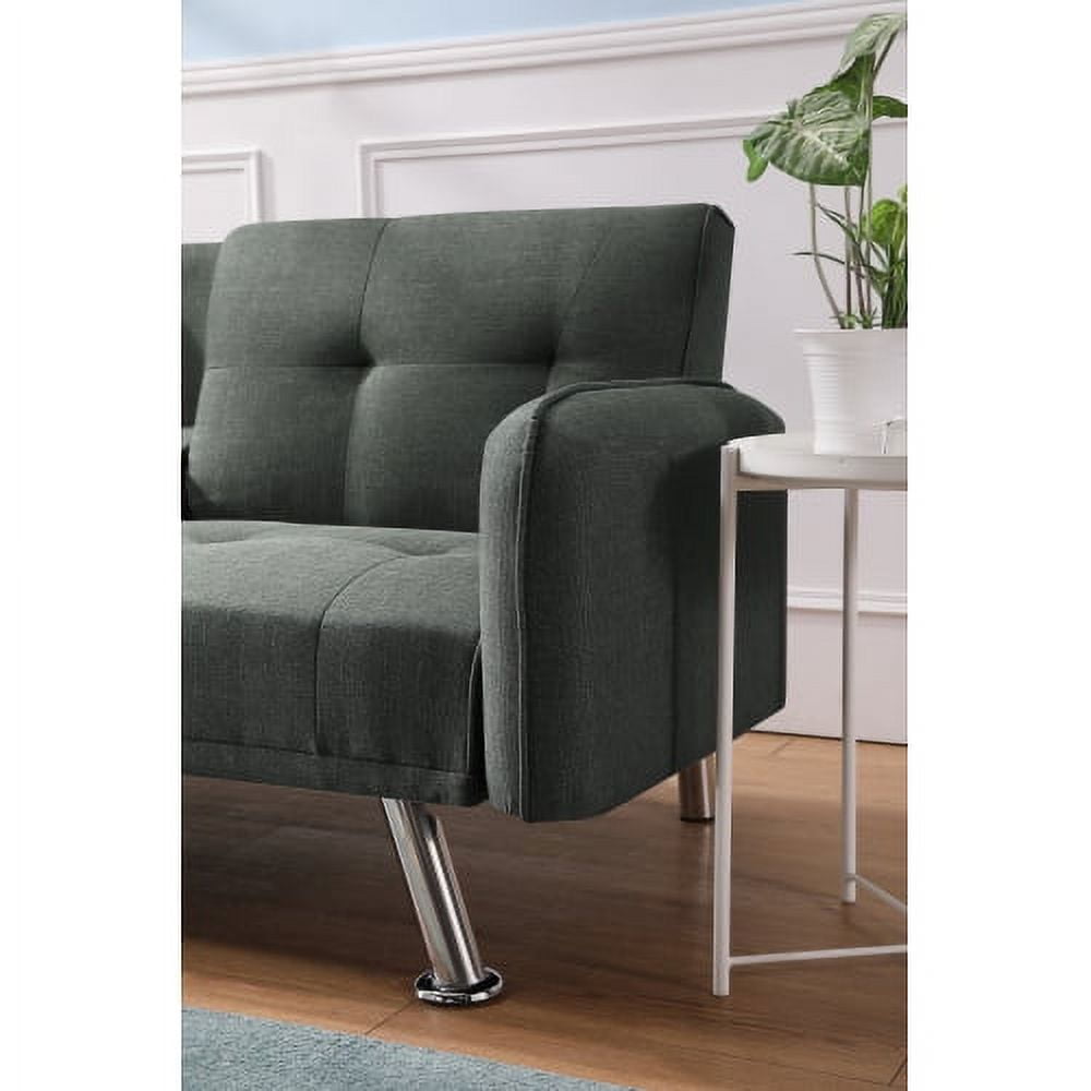 Private Jungle Convertible Sofa Bed Adjustable Couch Sleeper Home Recliner Reversible Loveseat Folding Sleeper Sofa,Dark Grey Private Jungle Convertible Sofa Bed Adjustable Couch Sleeper Home Recliner Reversible Loveseat Folding Sleeper Sofa,Dark Grey