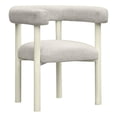 thumbnail image 1 of Pemberly Row Chaise de Salle à Manger Contemporaine Crème d'Extérieur Texturée, 1 of 6