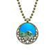 thumbnail image 1 of Las tortugas marinas del océano pescado ciencia naturaleza foto Colgante Estrella Collar Luna Cadena Joyas Unbranded M, 1 of 3