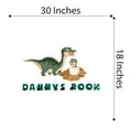 thumbnail image 4 of Custom name Cute Dinosaur Family Jurrasic EraWall Decal Decoration Joyful Cartoon Cartoon Animals Decorating Ideas for Child's Bedroom Size: 30 In(W) x 18 In(H), 4 of 5