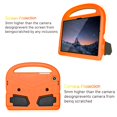 thumbnail image 2 of Portable Heavy Duty Case for Samsung Galaxy Tab A8 10.5" (SM-X200/X205) 2022, EVA Shockproof Armor Military Grade Lens Protection Case with Kids Friendly Handle Foldable Stand Bracket Case, Orange, 2 of 7