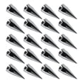 thumbnail image 6 of 33mm Thread-on Spiked Lug Nut Covers ABS Chrome Plastic Fits Semi Truck 20PCS, 6 of 6