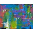 thumbnail image 2 of Marzari, Tebo 18x15 Black Ornate Wood Framed with Double Matting Museum Art Print Titled - Quartiere colorato, 2 of 4