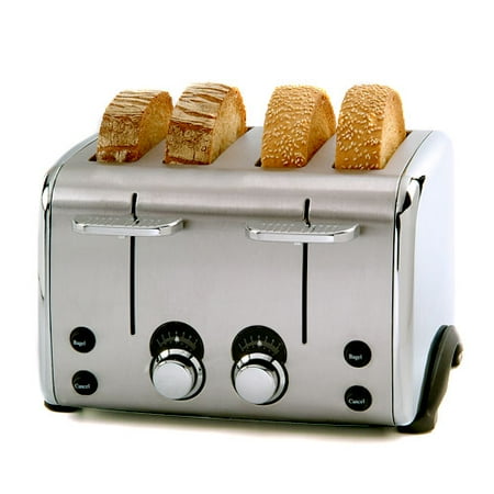 Toastmaster 4 Slice Ss Toaster Walmart Com