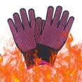 thumbnail image 2 of QHUDLV 1 PAIR Extreme Heat Resistant Gloves BBQ Grilling Cooking 1472 Oven Glove U K, 2 of 5