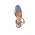 thumbnail image 4 of Time and Tru Women's Square Toe Espadrille Wedge Sandals, 4 of 5