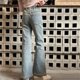 thumbnail image 4 of Odeerbi 5-15 Años Niñas Vaqueros Flamed Pantalones de Denim Lindos Pantalones de Vaquero de Cintura Elástica Pantalones Casuales Cómodos Sueltos, 4 of 8