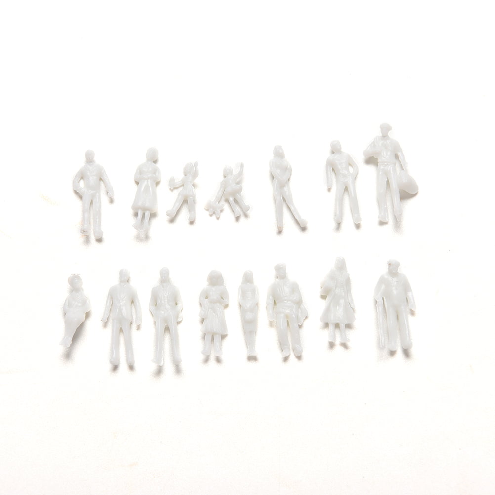 Lots 20 1/100 Scale Unpainted Model People Architecture Figure Figurine